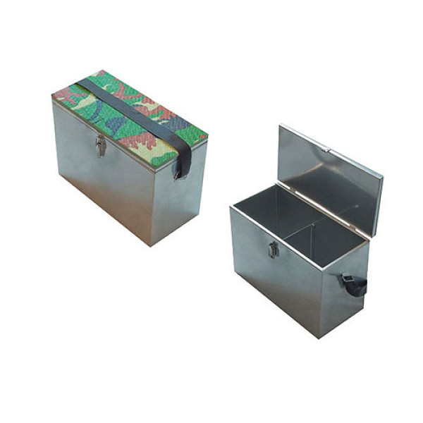 Рыболовный ящик Россия оцинкованная сталь 30x19x29 в Тынде