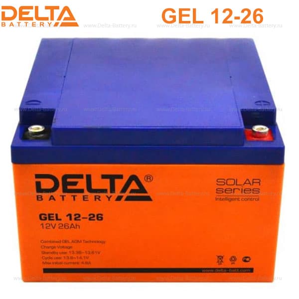 Аккумуляторная батарея Delta GEL 12-26 в Тынде