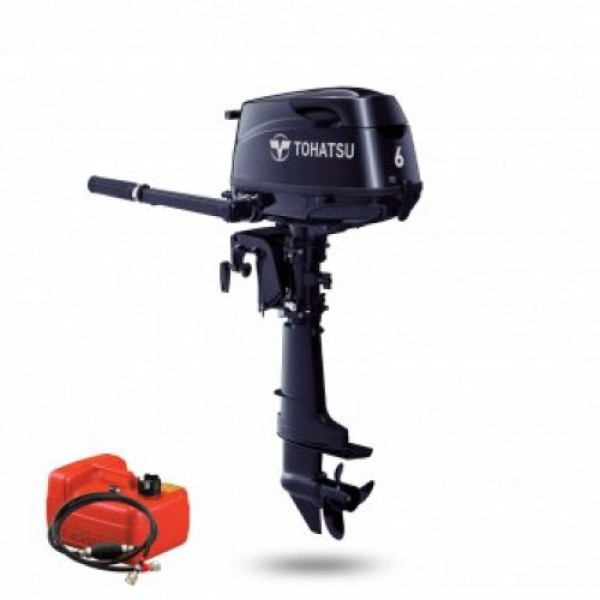 Лодочный мотор Tohatsu MFS 6 D S-S выносной бак 12 литров в Тынде
