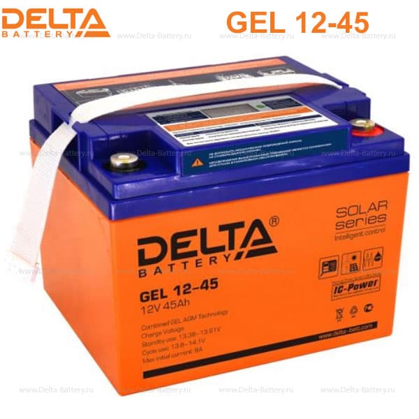 Аккумуляторная батарея Delta GEL 12-45 в Тынде