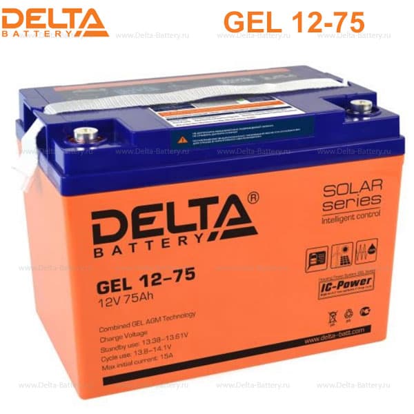 Аккумуляторная батарея Delta GEL 12-75 в Тынде